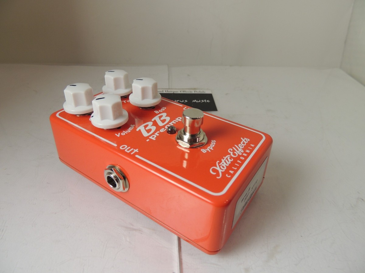 Xotic BB Preamp V1.5 Overdrive/Boost Effects Pedal Version 1.5