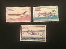 ICOLLECTZONE US Micronesia  C1-3 VF NH Aviation