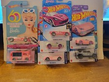 Hot wheel barbie cars lot of 8