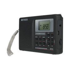 V111 Portable Radio,FM/AM/SW Digital Stereo Radio With Headphone For Xmas Gift