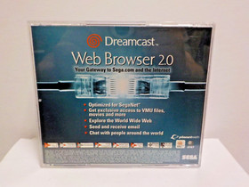 C0705 Sega Dreamcast "Web Browser 1.0 & 2.0 (Case)" Video Game Disc Lot