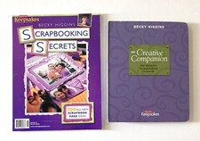 Becky Higgins Creating Keepsakes Lot of 2 Scrapbooking Idea Books