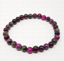 Quartz Bead Lava Bracelet Crystal Healing Gemstone Reiki Anxiety Meditation UK 