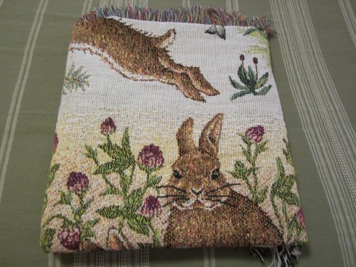 Manta De Colección Corona Artesanía Primavera Pascua Tiro Conejo Conejito Flores 48 "x 60" - Imagen 17 de 17