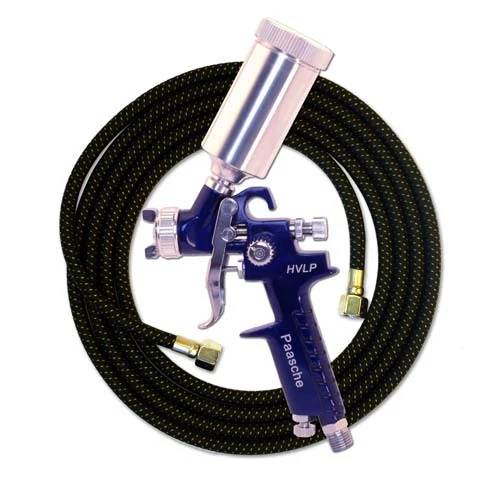 Paasche HVLP Spray Gun .8mm Head & 10' Hose - Great For Cerakote & Duracoat(NEW)