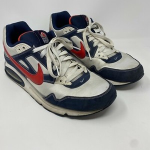 NIKE AIR MAX SKYLINE Mens SIZE 12 WHITE NAVY RED 343886 162 | eBay