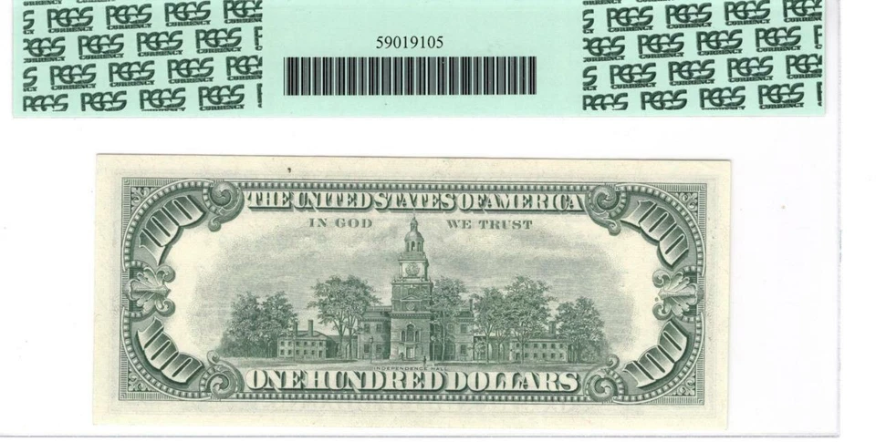 1969 $100.00 Fed Res star Note Fr. 2164-G* 66 PPQ PCGS - Image 2 of 2