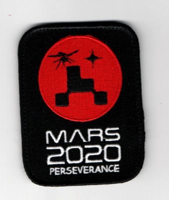Jpl Nasa Mars 2020 Vêlkrö Aufnäher: Ausdauer Rover & Mini-Helicopter Ingenuity -