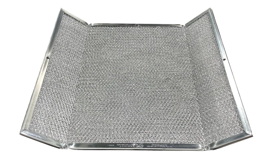 Filtro de repuesto de ala de grasa de aluminio para campana extractora Kitchenaire KA240 compatible Foto 2 de 4