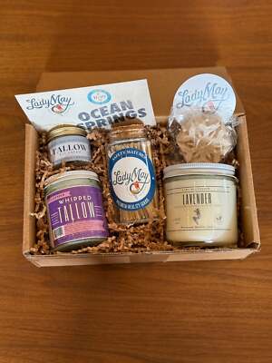 Lavender Tallow ''Relax'' Premium Quality All Natural Gift Box by The Lady May