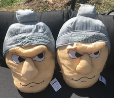 x2 Vintage 1995 Michigan State Spartans Plush 24" Stuffins Parachute Pillow 90s