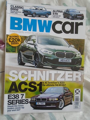 BMW Car Apr 2022 Schnitzer ACS1, E38 7 Series, 2002, Alpina E46