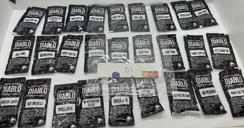 Pacchetti salsa Taco Bell Diablo - lotto casuale di 27 - varie frasi su pacchetti - Foto 12 di 12