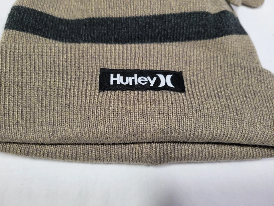 Hurley Niños Jóvenes 8/20 2 Piezas Plegable Invierno Gorro Sombrero Guantes Conjunto Marrón Foto 2 de 4