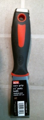 DoitBest 774812 1-1/2'' Sure Grip Putty Knife, Stiff, FREE SHIPPING