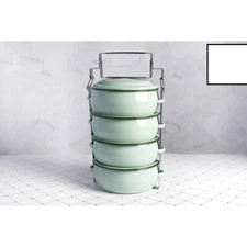 Bento Lunch Box Stainless Steel Enamel Tiffin Carrier Thailand Containers Food