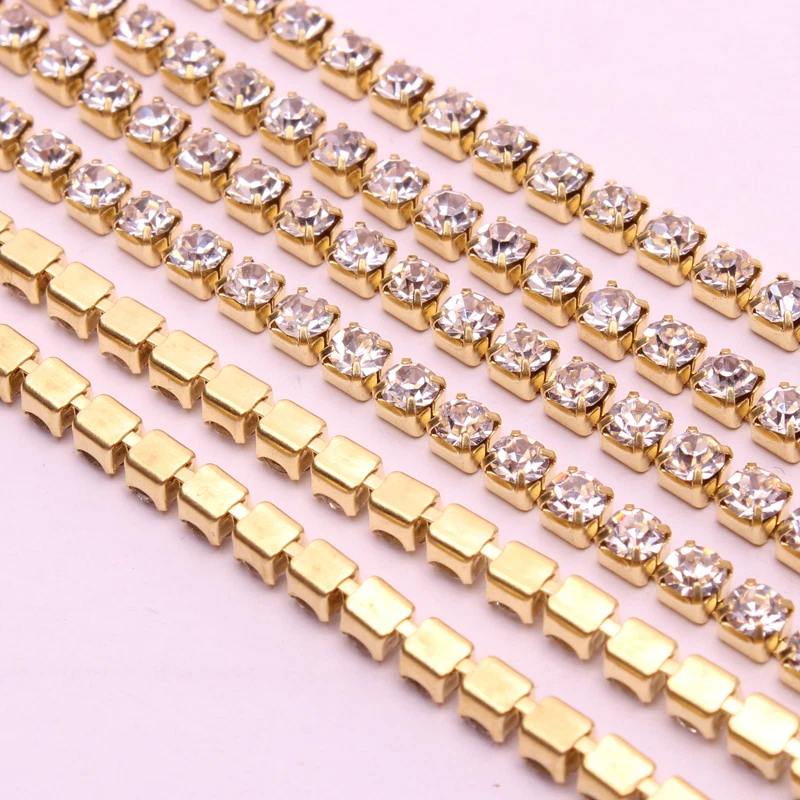 10码水晶水钻紧密链装饰缝纫工艺DIY装饰 — 第 3/4 张图片