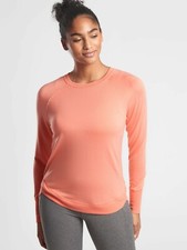 NWT Athleta Mindset Sweatshirt, Island Coral SIZE S 472751 NAN