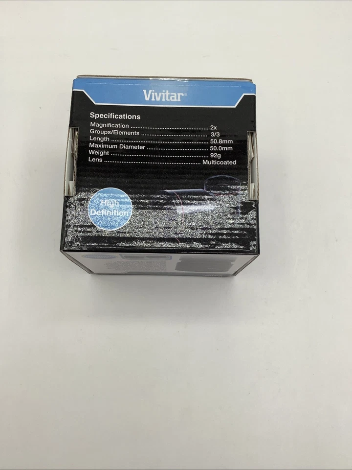 VIVITAR серии 1 2 X конвертер T-крепление для 500 мм 650-1300 мм объектива - Изображение 3 из 4