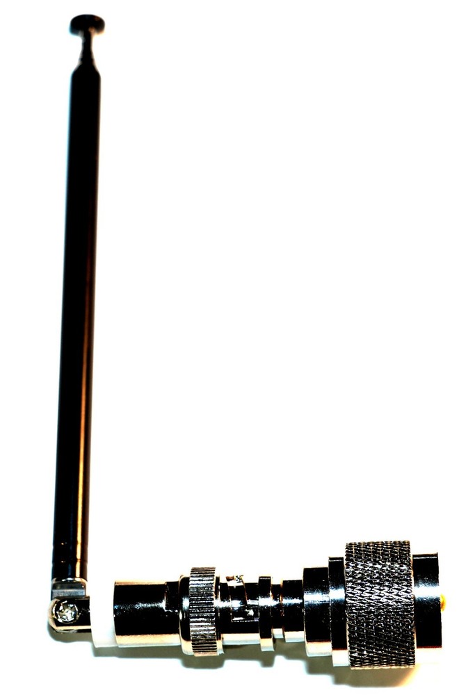 6-17" Telescopic Antenna 90 Degree PL-259 0 Yaesu FRG-8800 with FRV-8800 VHF UHF