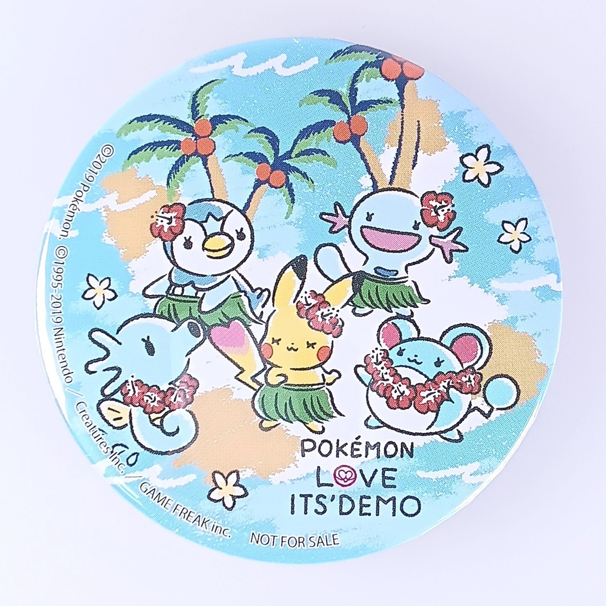 「POKÉMON LOVE ITS’DEMO」 Pikachu Piplup Pokemon Love Its'Demo Can Mirror Nintendo From
