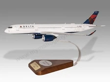 Airbus A350-900 Delta Airlines Desk Wood Airplane New Model Large Scale 1/150