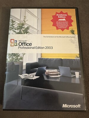 Microsoft Office Professional 2003 Academic Version | eBay
