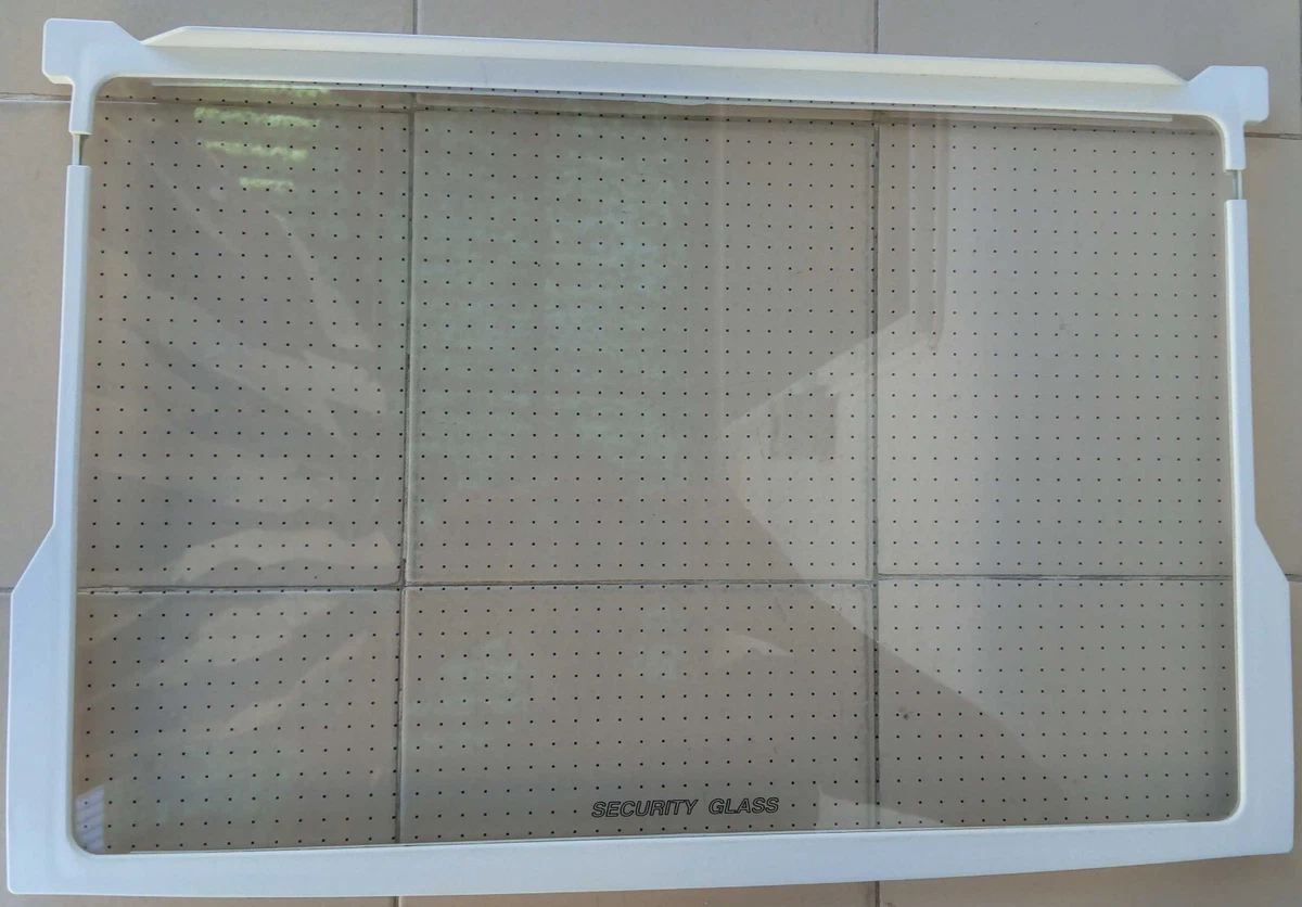 Ripiano In Vetro Per Frigorifero E Congelatore Hoover: 460 X 285 Mm. Ricambio Originale Equivalente A 4362722800. Vetro Resistente, Facile Da Installare. - 2
