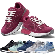 FitVille Women Extra Wide Sneakers Arch Fit Comfort Walking Shoes for Flat Feet