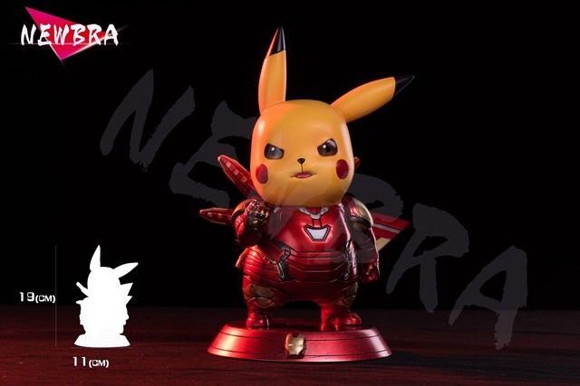 pikachu iron man figure