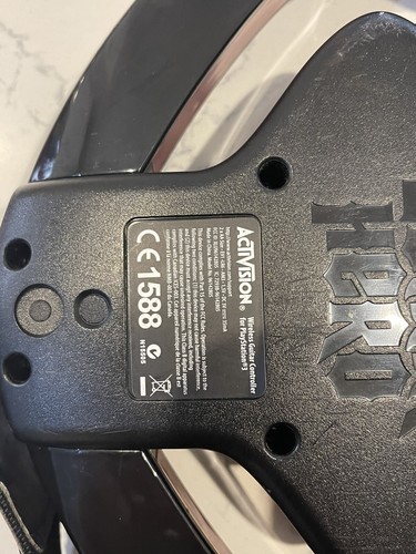 PS3 Guitar Hero Warriors Of Rock Playstation Guitar NO Dongle, Working pls READ - Picture 7 of 9