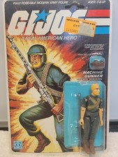 1982 Vintage GI Joe Rock N Roll MOC Straight Arm Peach 9 Back Sealed