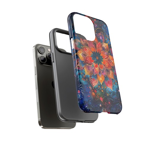 Mandala Flower Watercolor Phone Case for iPhone, Samsung Galaxy, Pixel - 第 63/256 張圖片