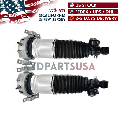 Pair Rear Air Suspension Shock Struts For Audi Q7 Porsche Cayenne 95A VW Touareg