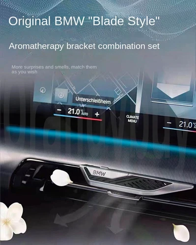 Car Air Freshener Diffuser Car Perfume For BMW Natural Air Vent Air Starter Kit - Picture 3 of 13
