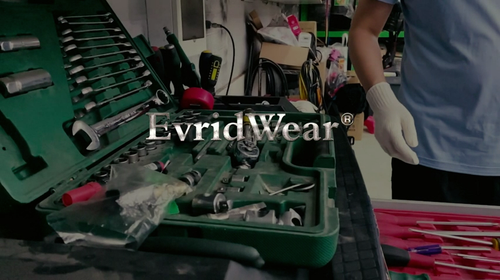 EvridWear 10 Paar Packung Baumwolle Polyester Schnur Strick ultraleichte Arbeitshandschuhe - Video 1 von 1