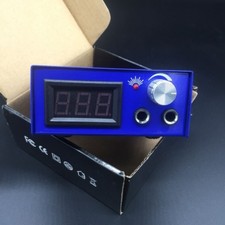 Royun Blue Digital LCD Iron Frame Tattoo Power Supply For Tattoo Machine Gun Kit