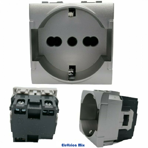 bticino living light tech compatibile presa schuko tv usb pusante deviatore grig - Foto 10 di 35