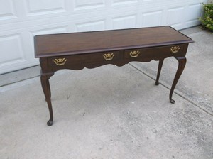 Details About Drexel 2 Drawers Cherry Sofa Table Details About Drexel 2 Drawers Cherry Sofa Table