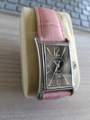 GRAHAM OXFORD AUTOMATIK SCHWARZES ZIFFERBLATT 35,5 x 27 cm DIAMANTEN