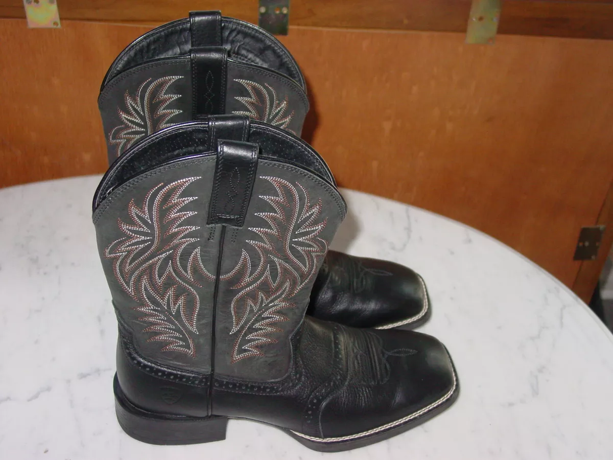 Sport Wide Square Toe Western Boot