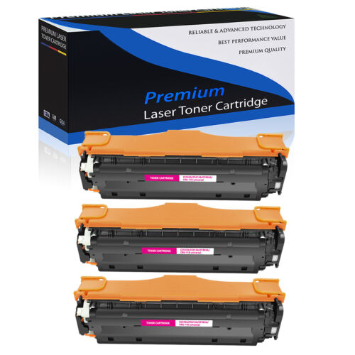 3PK CE413A 305A Magenta Toner Cartridge for HP LaserJet Pro 300 color MFP M375nw