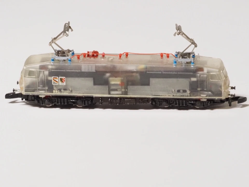 8853 Märklin Spur Z Scale  Pressepräsent Sonderlok Transparent Top BR 120 - Image 3 of 4