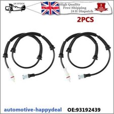 Image of 2X FRONT ABS WHEEL SPEED SENSOR 4418054 FOR VAUXHALL VIVARO RENAULT TRAFIC
