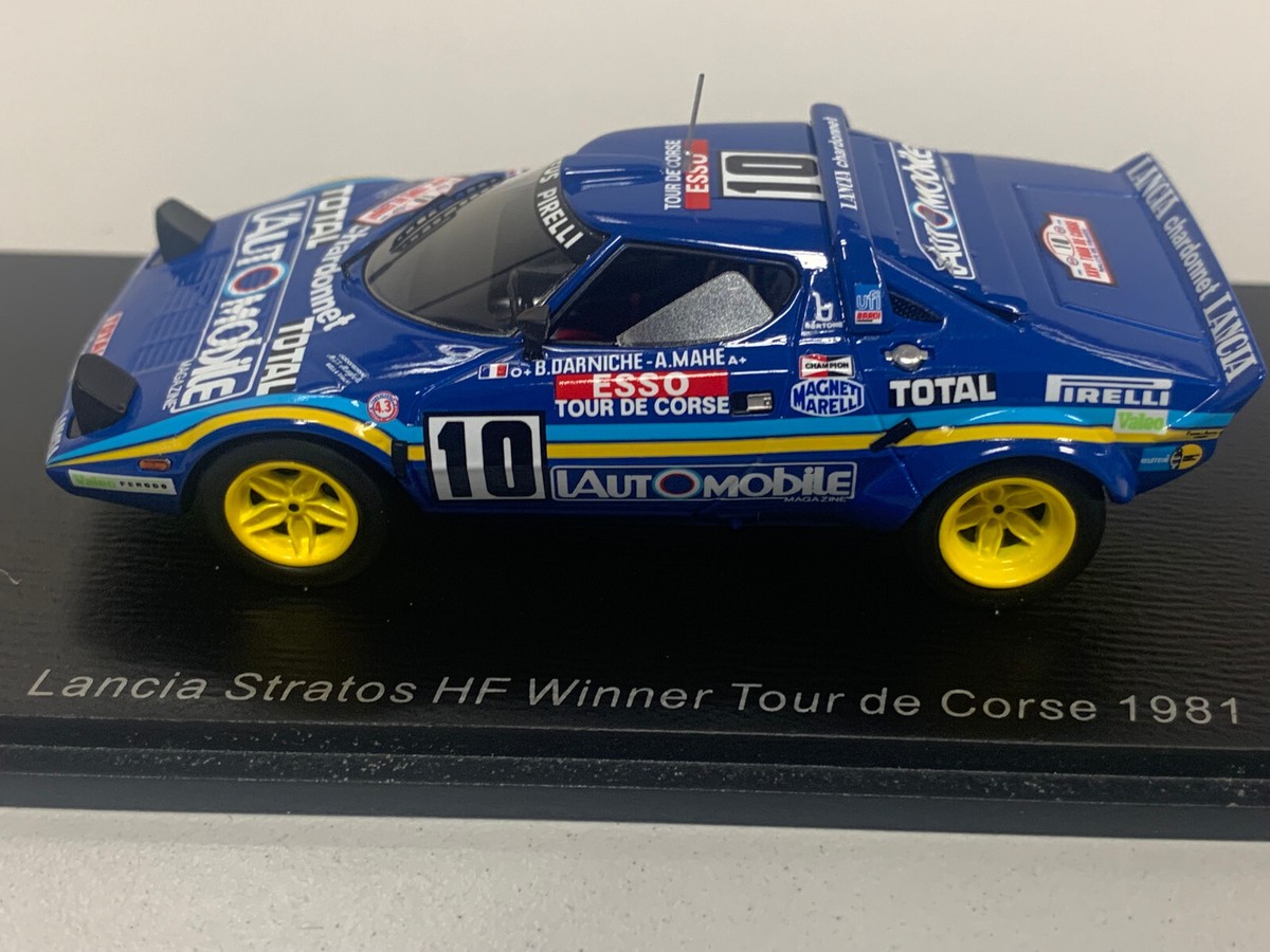 SKID SKC99010 Lancia Stratos 'L'AUTOMOBILE' B.Darniche - A.Mahe' Winner Tour de Corse 1981 1/43