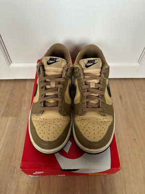 Sneaker NIKE Dunk low braun schw. dark driftwood black-sesame-sail Gr. 40,5 26cm