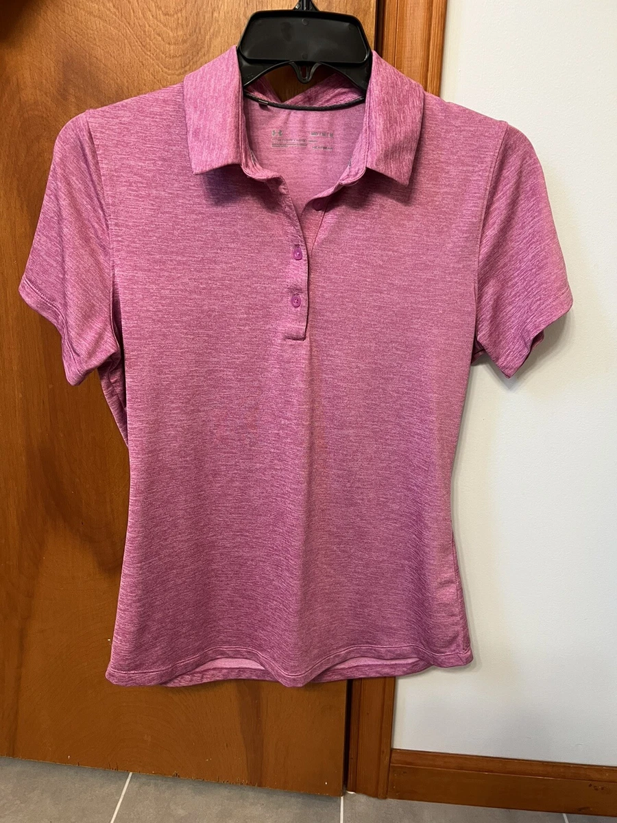 Helly Hansen Heat Gear Golf Shirt Womens M Short Sleeve Poly