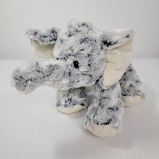 Toys R Us Animal Alley Gray Elephant Soft wispy fur plush toy 03152017 2017