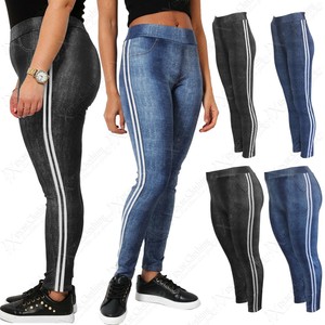 side stripe jeggings womens