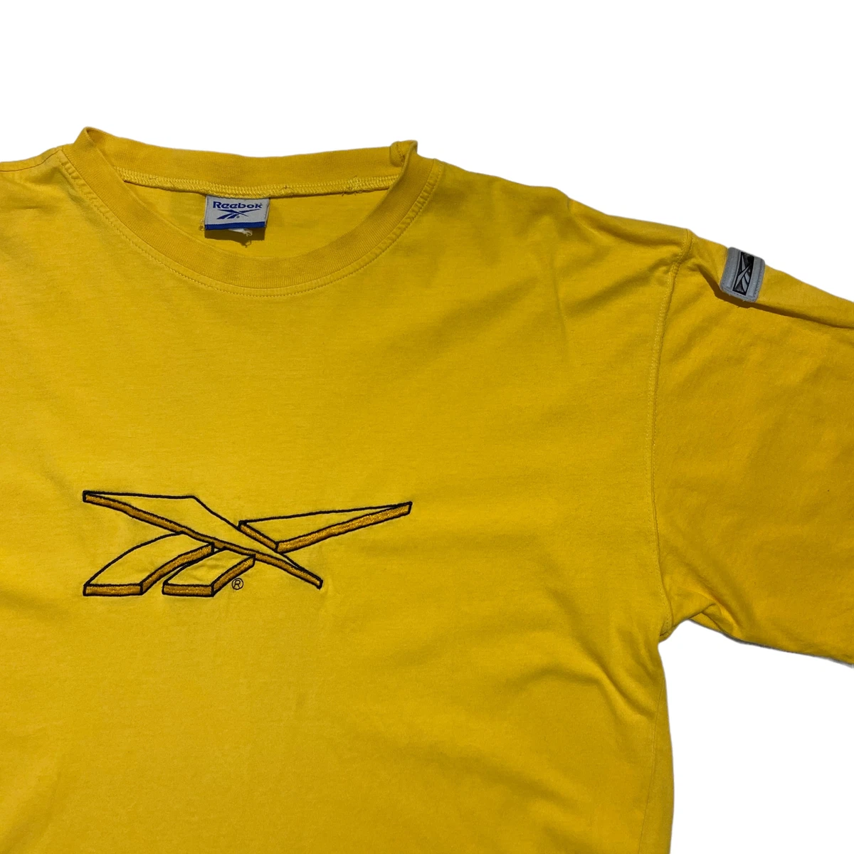 Reebok Men's T-Shirt - Yellow - S